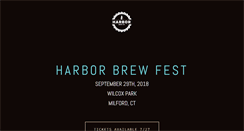 Desktop Screenshot of harborbrewfest.com